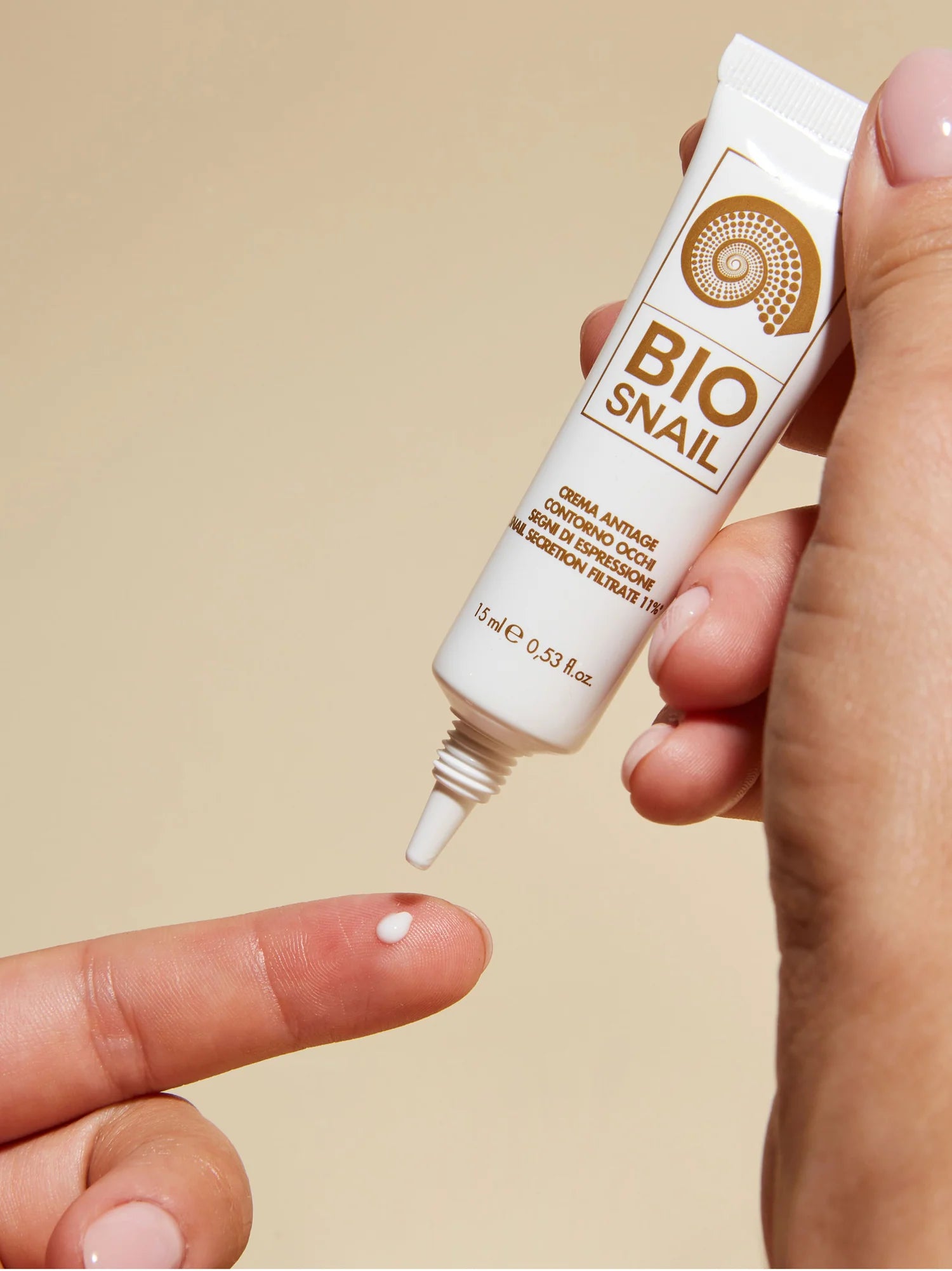 Bio snail Eye cream and plump expression marks 11% snail slime