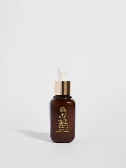 Bio Snail Face, neck and décolleté lipo repair up-gravity serum 85% snail slime